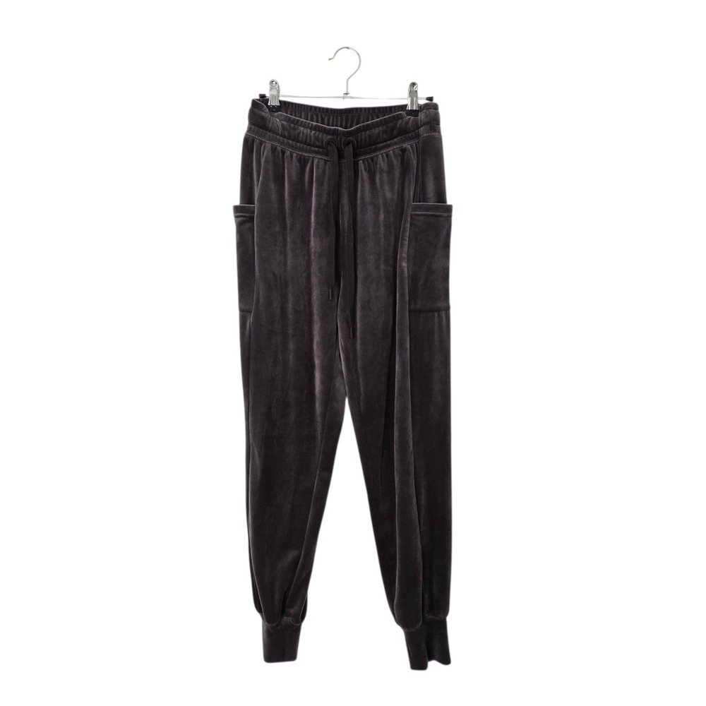 OFFLINE by Aerie Joggers Women‎ XS Gray velour Pocket Sweatpants